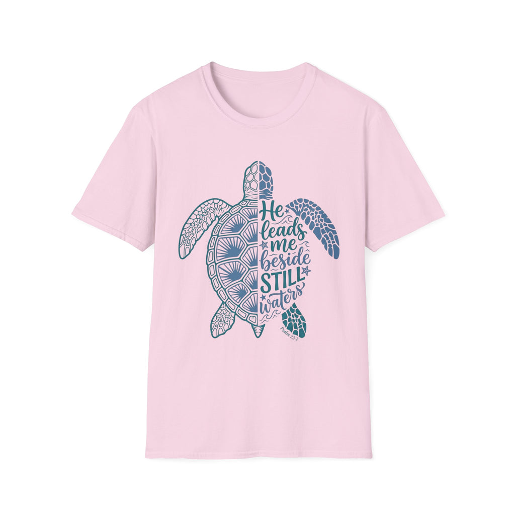 He Leads Me Beside Still Waters T-Shirt