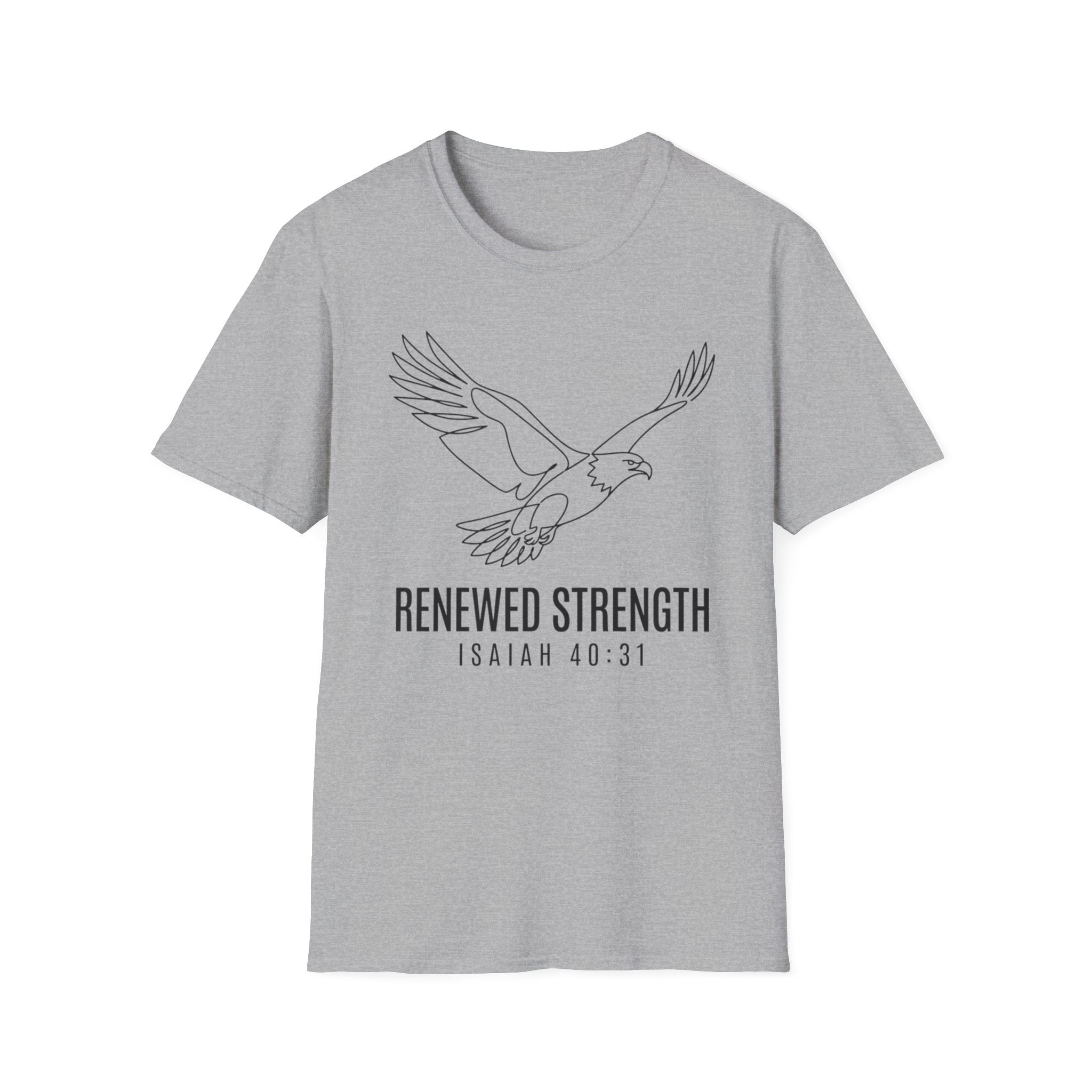 Eagle Renewed Strength Isaiah 40:31 T-Shirt