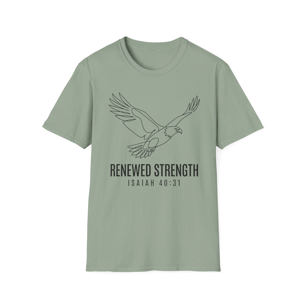 Eagle Renewed Strength Isaiah 40:31 T-Shirt