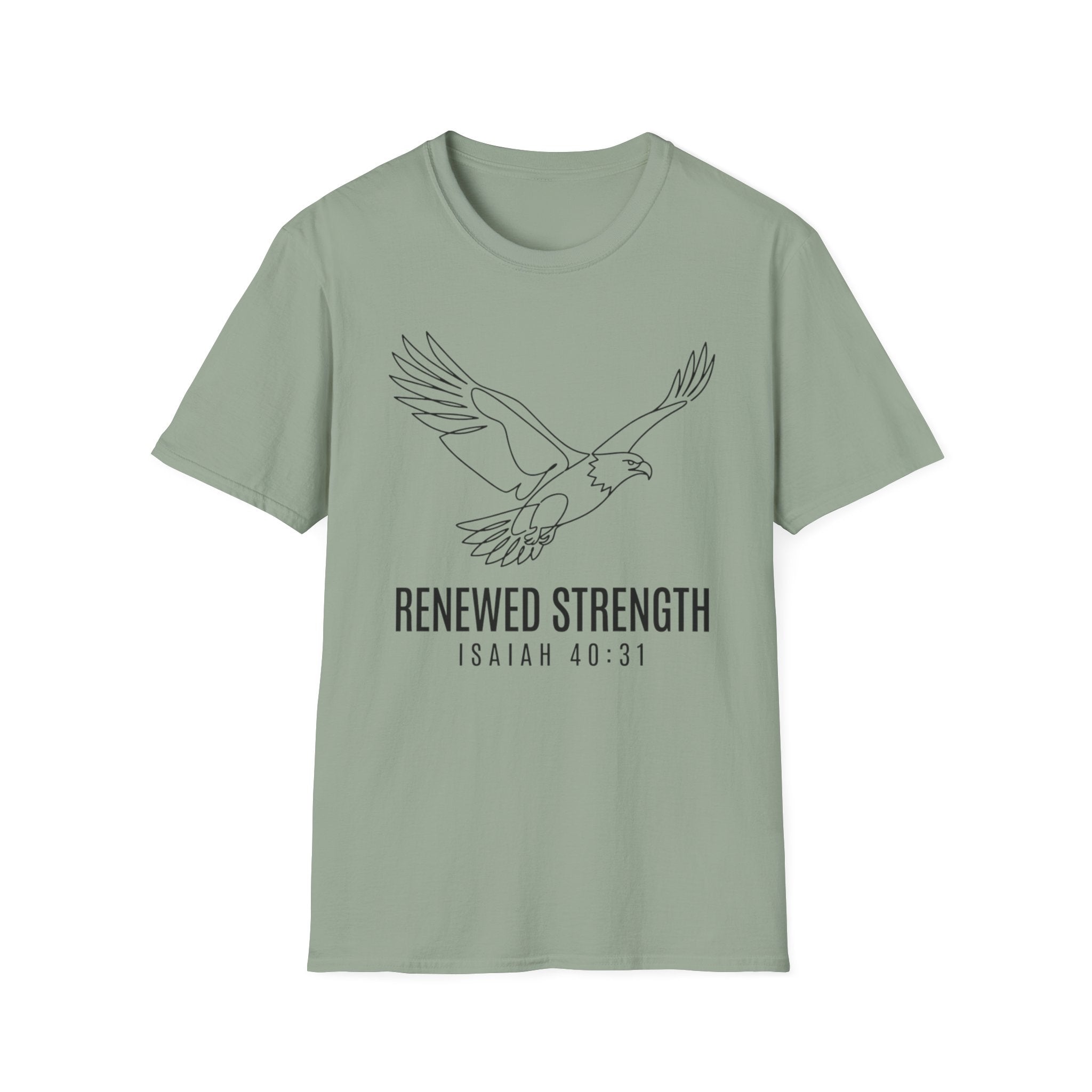 Eagle Renewed Strength Isaiah 40:31 T-Shirt
