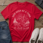 One Step at a Time Proverbs 3:5-6 Christian T-Shirt