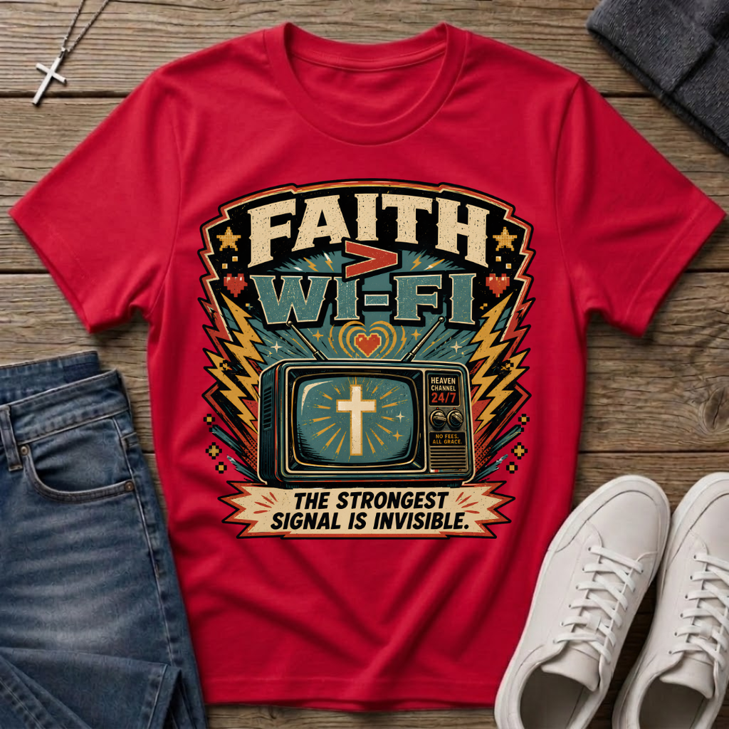 Faith > Wi‑Fi T-Shirt