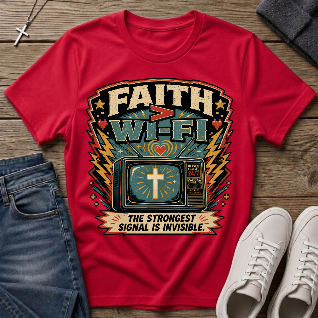 Faith > Wi‑Fi T-Shirt