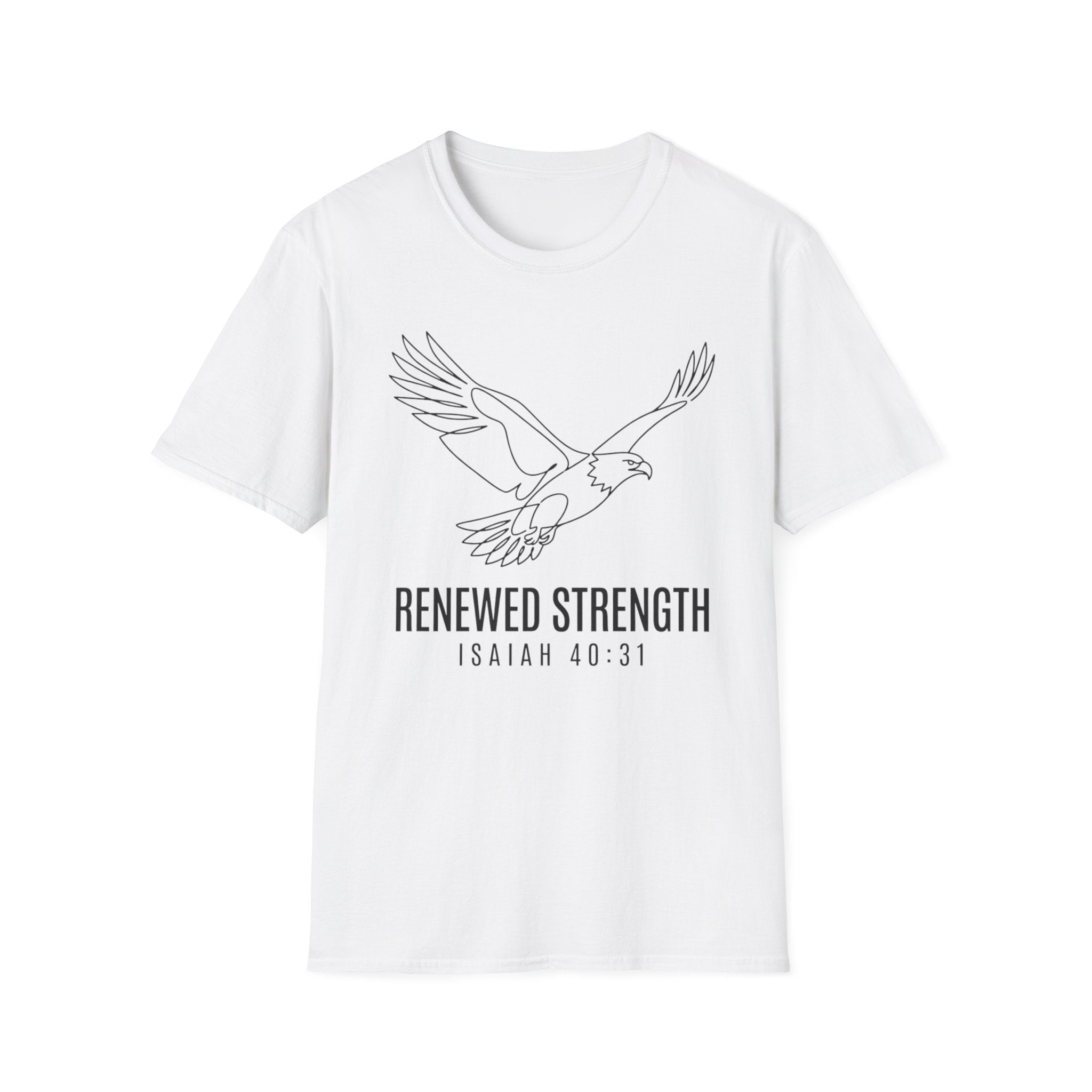 Eagle Renewed Strength Isaiah 40:31 T-Shirt