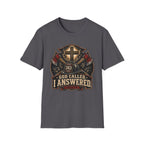 God Called I Answered Firefighter T‑Shirt