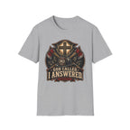 God Called I Answered Firefighter T‑Shirt