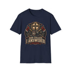 God Called I Answered Firefighter T‑Shirt