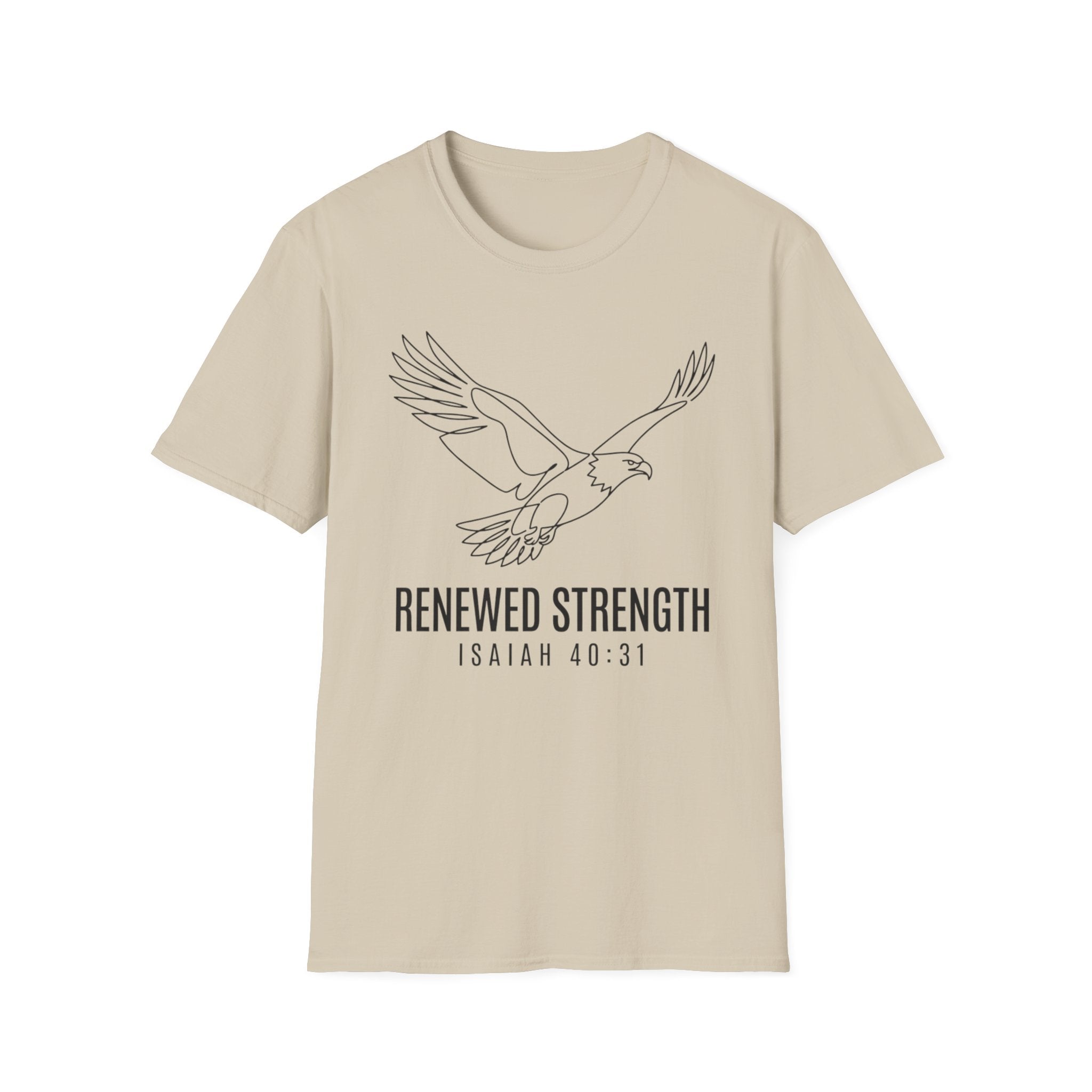 Eagle Renewed Strength Isaiah 40:31 T-Shirt