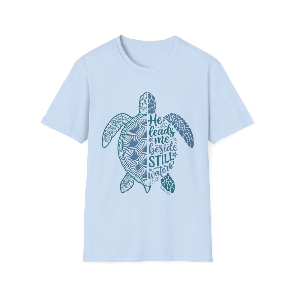 He Leads Me Beside Still Waters T-Shirt