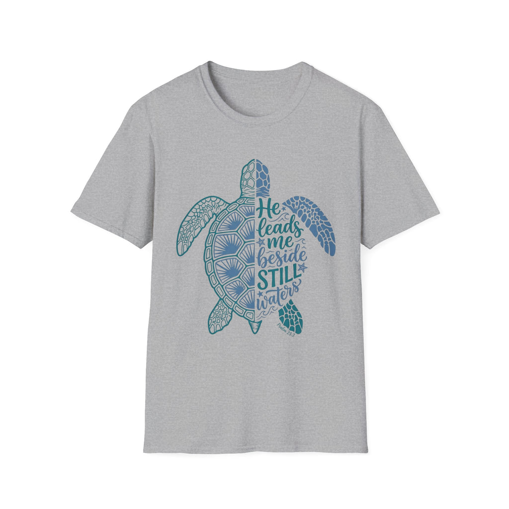 He Leads Me Beside Still Waters T-Shirt