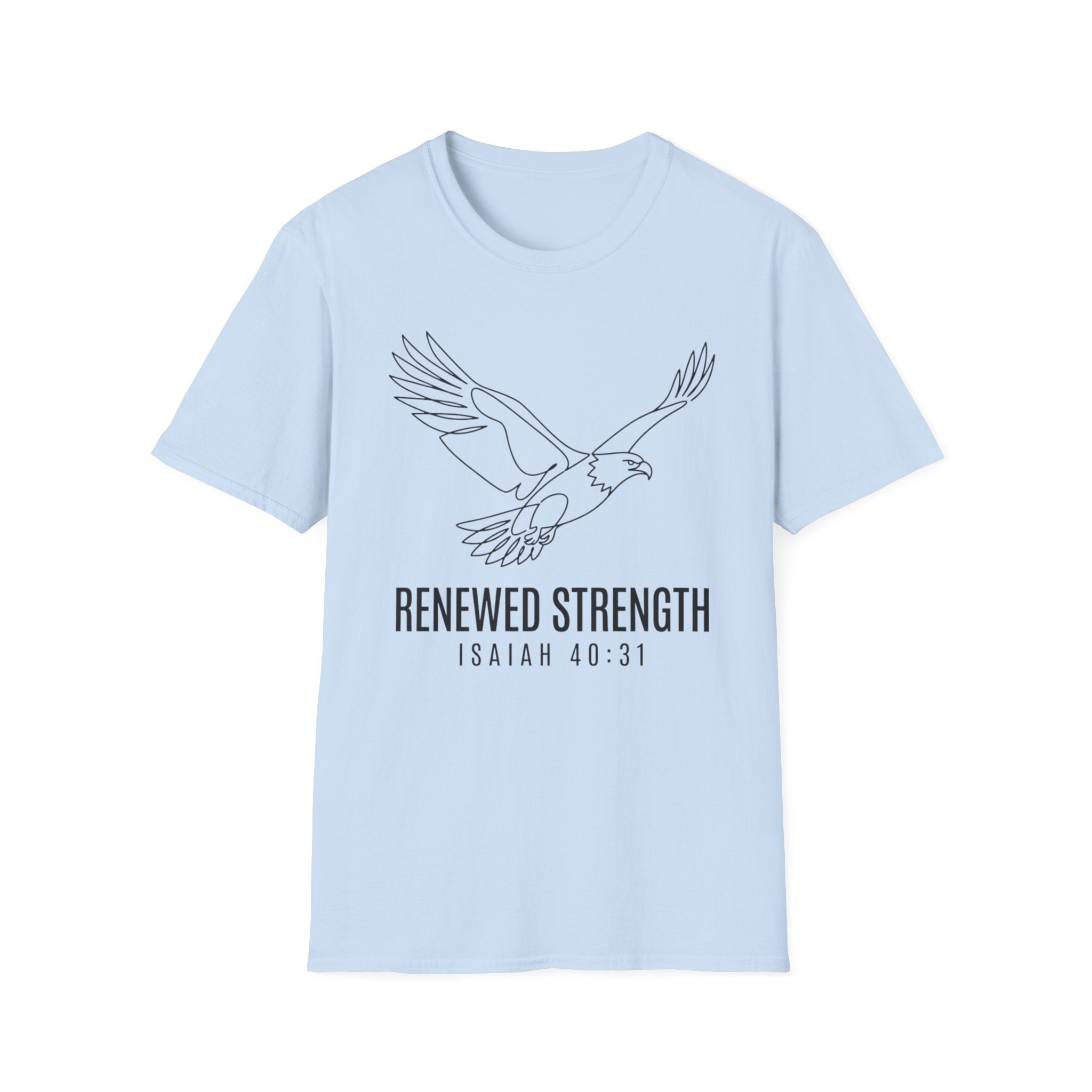 Eagle Renewed Strength Isaiah 40:31 T-Shirt