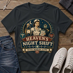 Heaven's Night Shift Christian Nurse T-Shirt