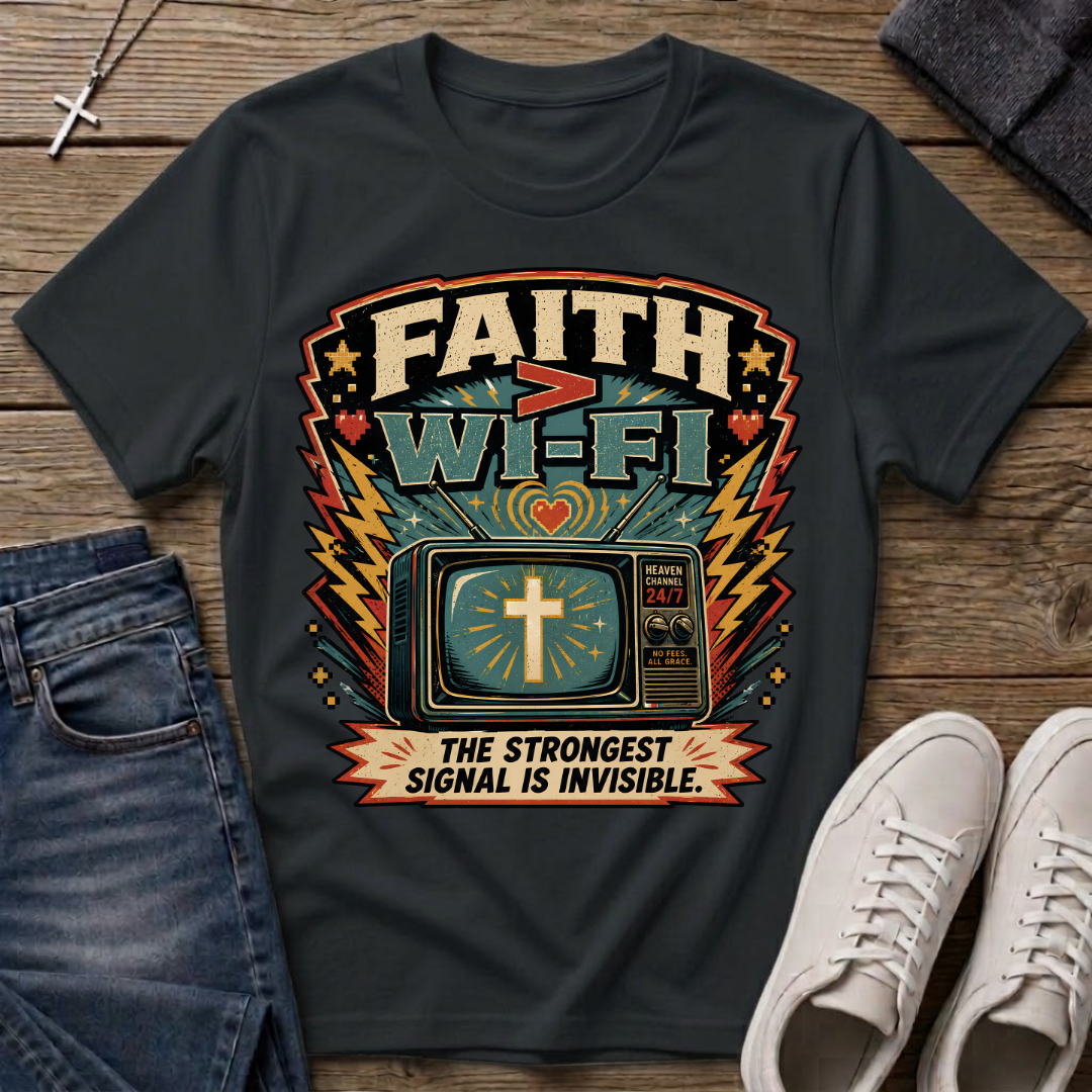 Faith > Wi‑Fi T-Shirt