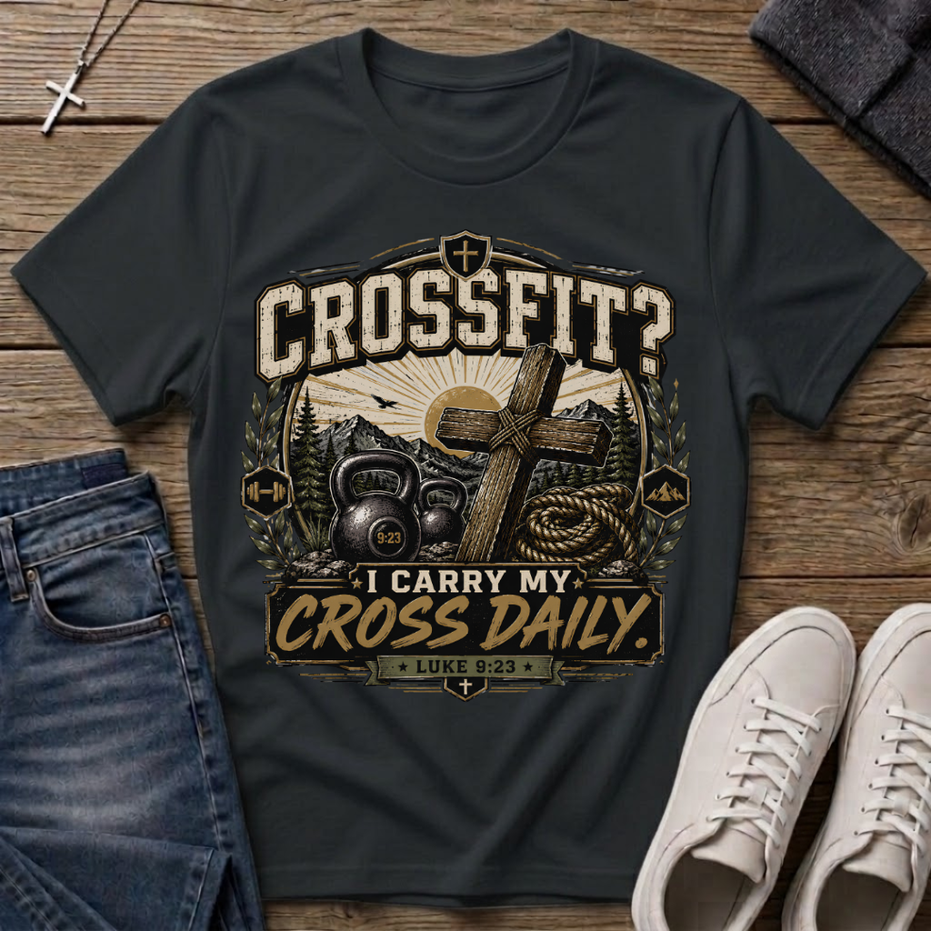 CrossFit? I Carry My Cross Daily T-Shirt
