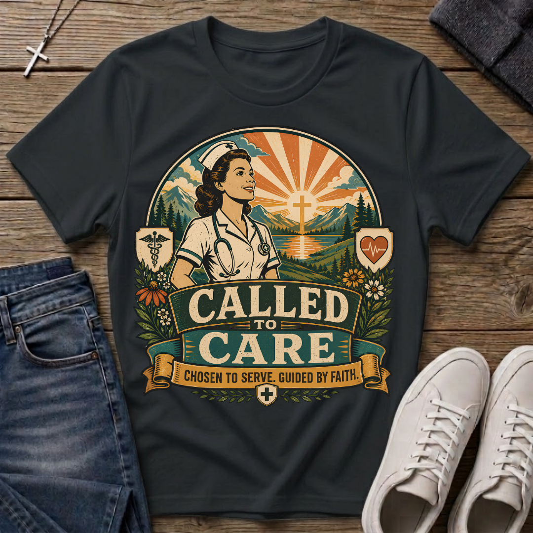 Called to Care Christian Nurse T-Shirt