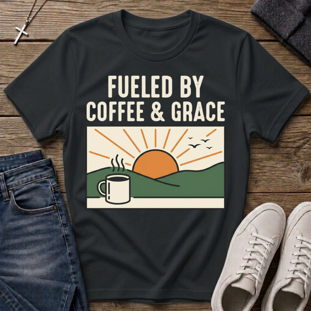 Fueled By Coffee & Grace T-Shirt