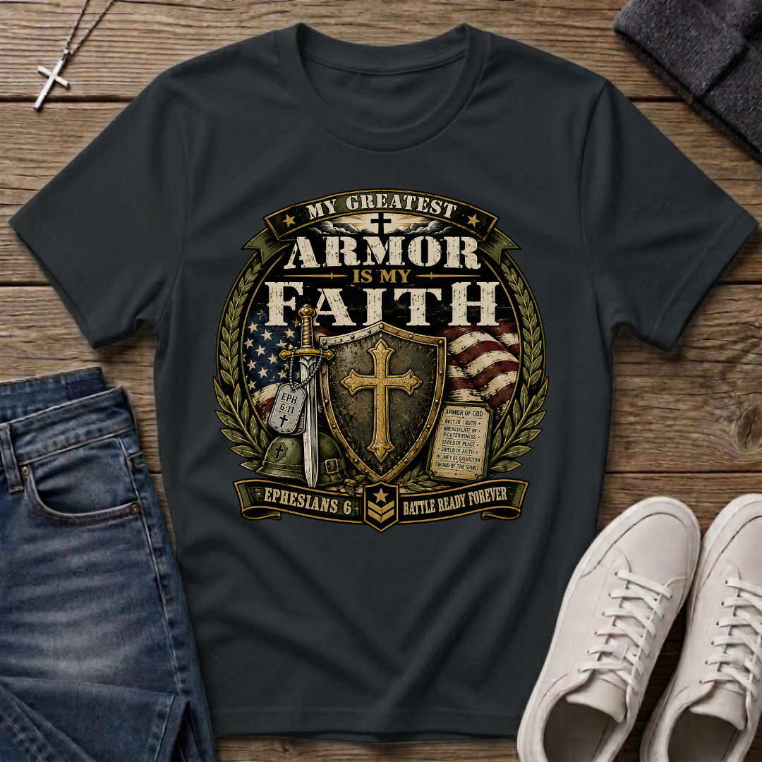 My Greatest Armor Is My Faith T-Shirt