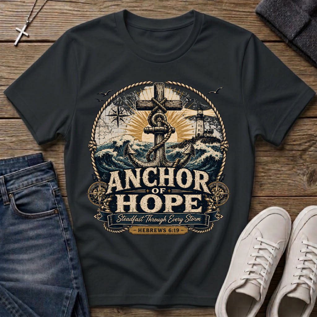 Anchor of Hope Hebrews 6:19 T-Shirt