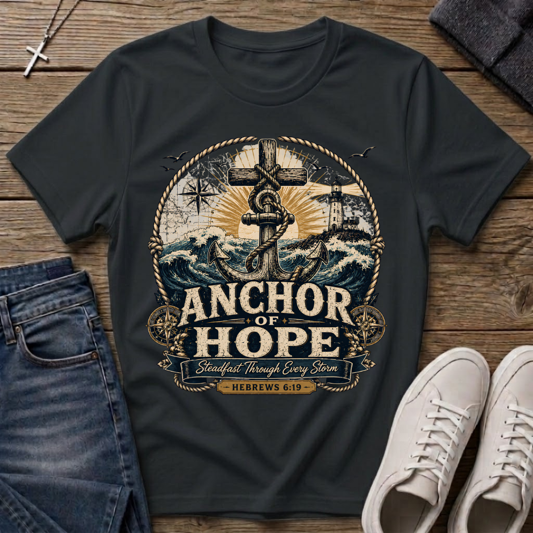 Anchor of Hope Hebrews 6:19 T-Shirt