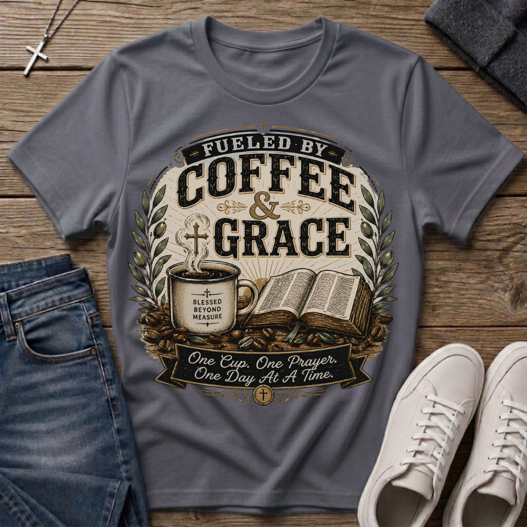Fueled by Coffee & Grace T-Shirt