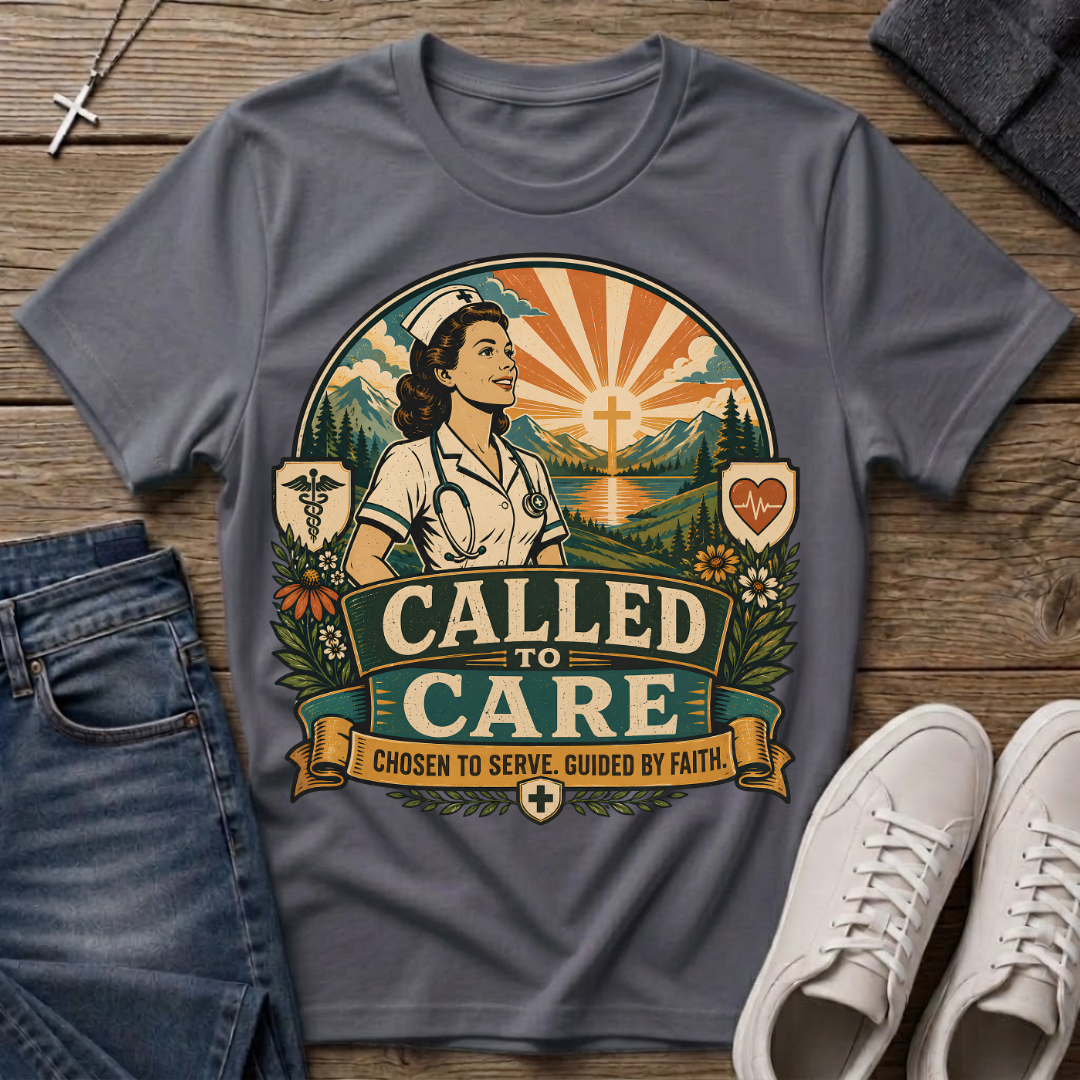 Called to Care Christian Nurse T-Shirt