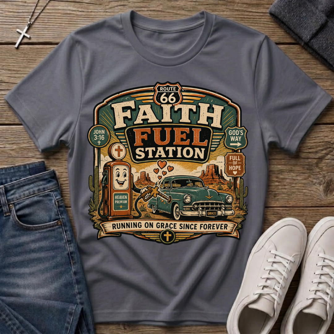 Faith Fuel Station T-Shirt
