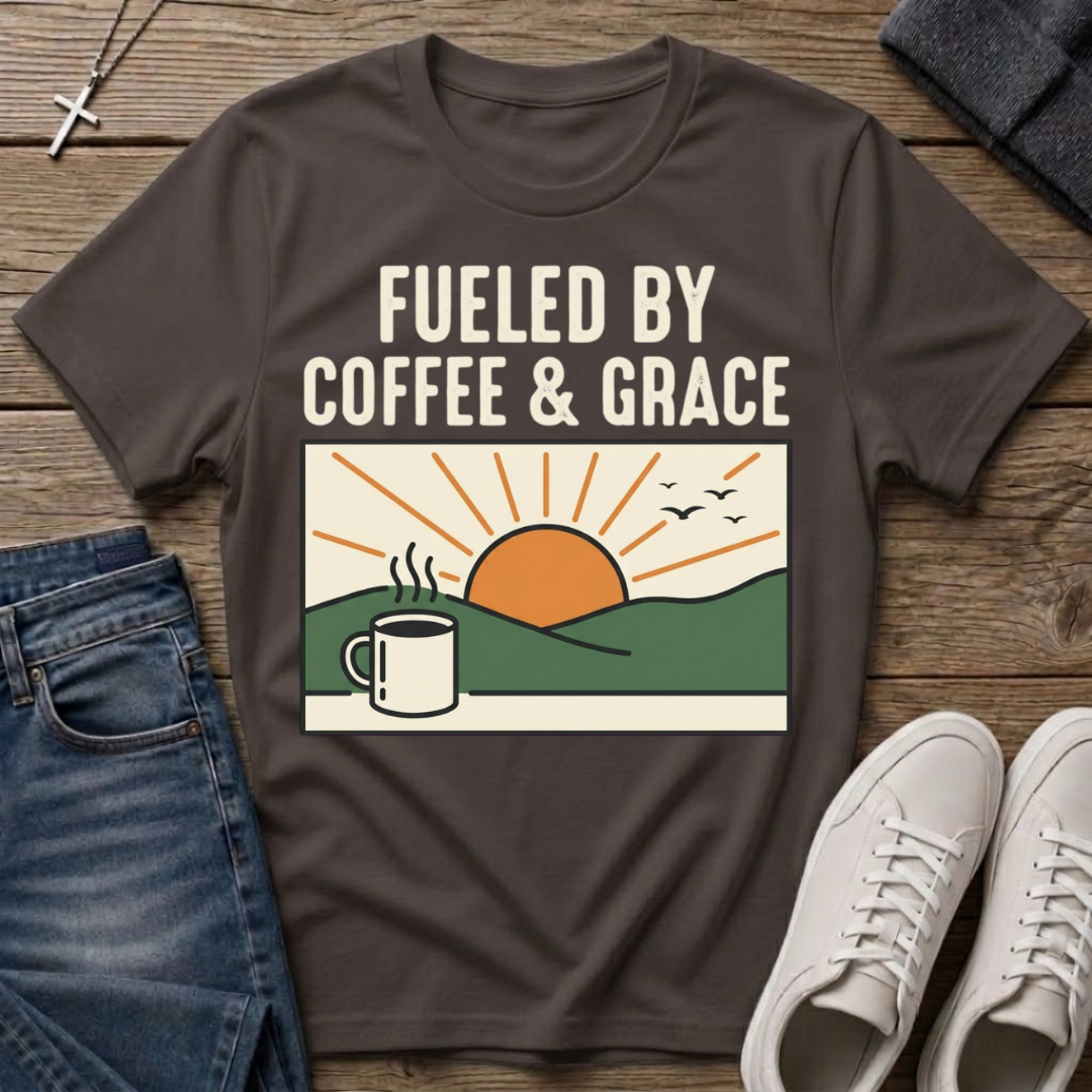 Fueled By Coffee & Grace T-Shirt