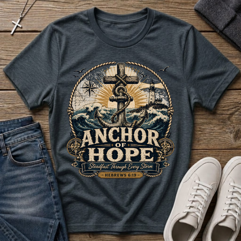 Anchor of Hope Hebrews 6:19 T-Shirt