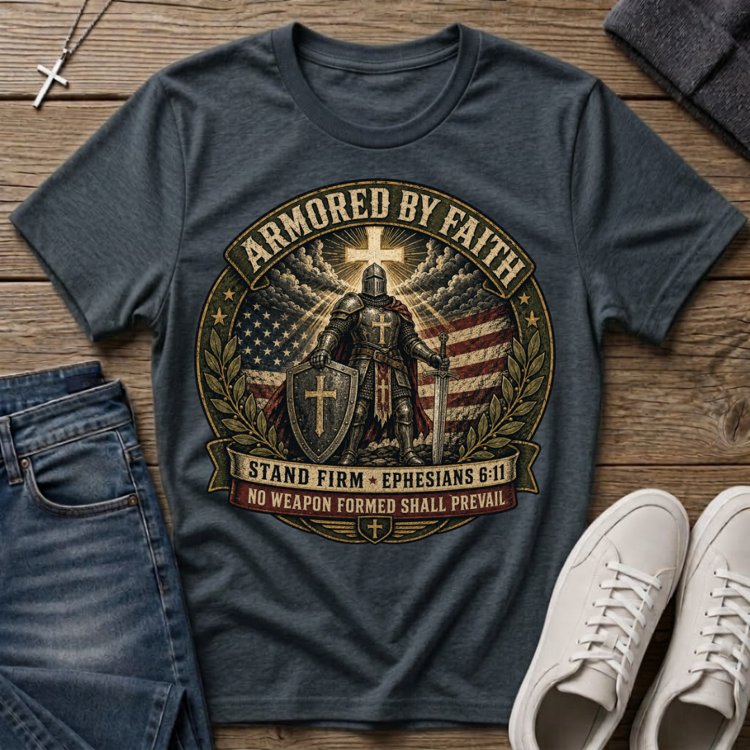Armored by Faith T-Shirt