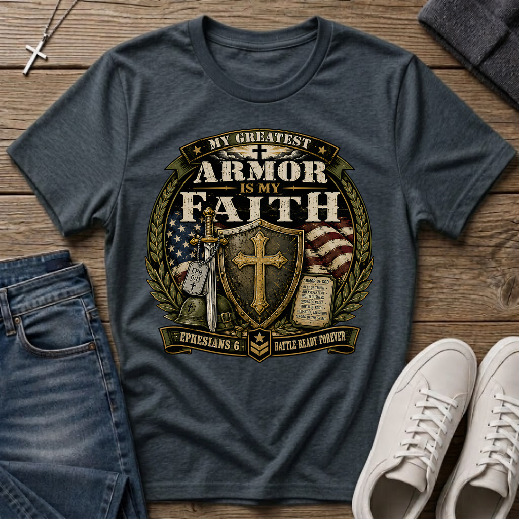 My Greatest Armor Is My Faith T-Shirt