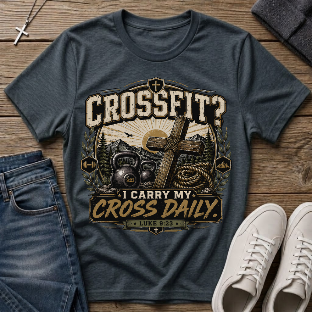 CrossFit? I Carry My Cross Daily T-Shirt