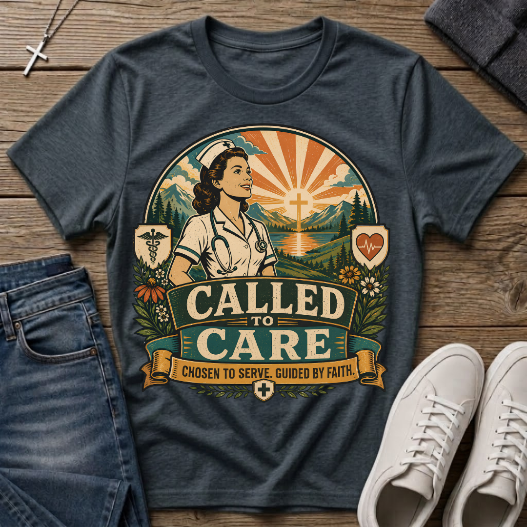 Called to Care Christian Nurse T-Shirt