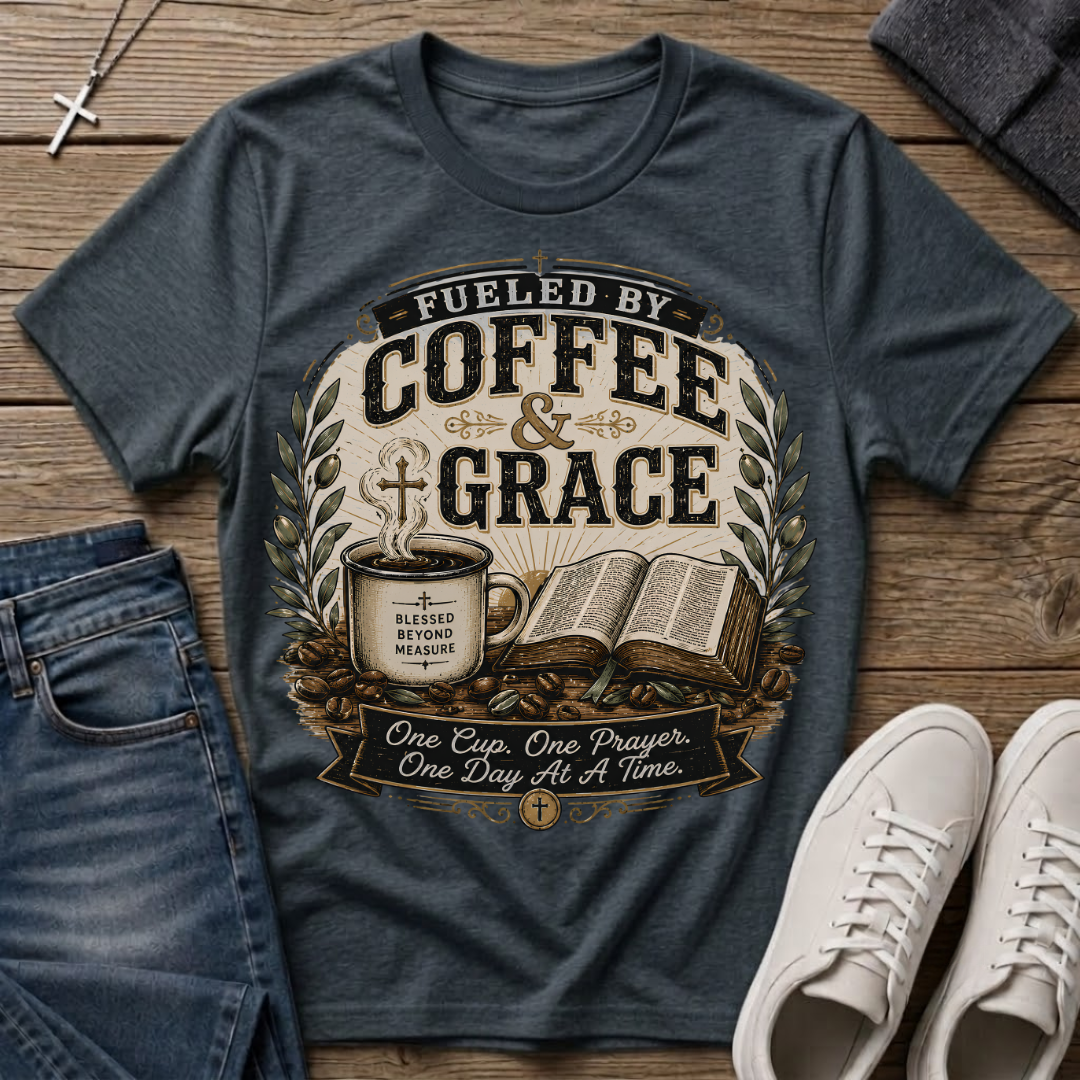 Fueled by Coffee & Grace T-Shirt