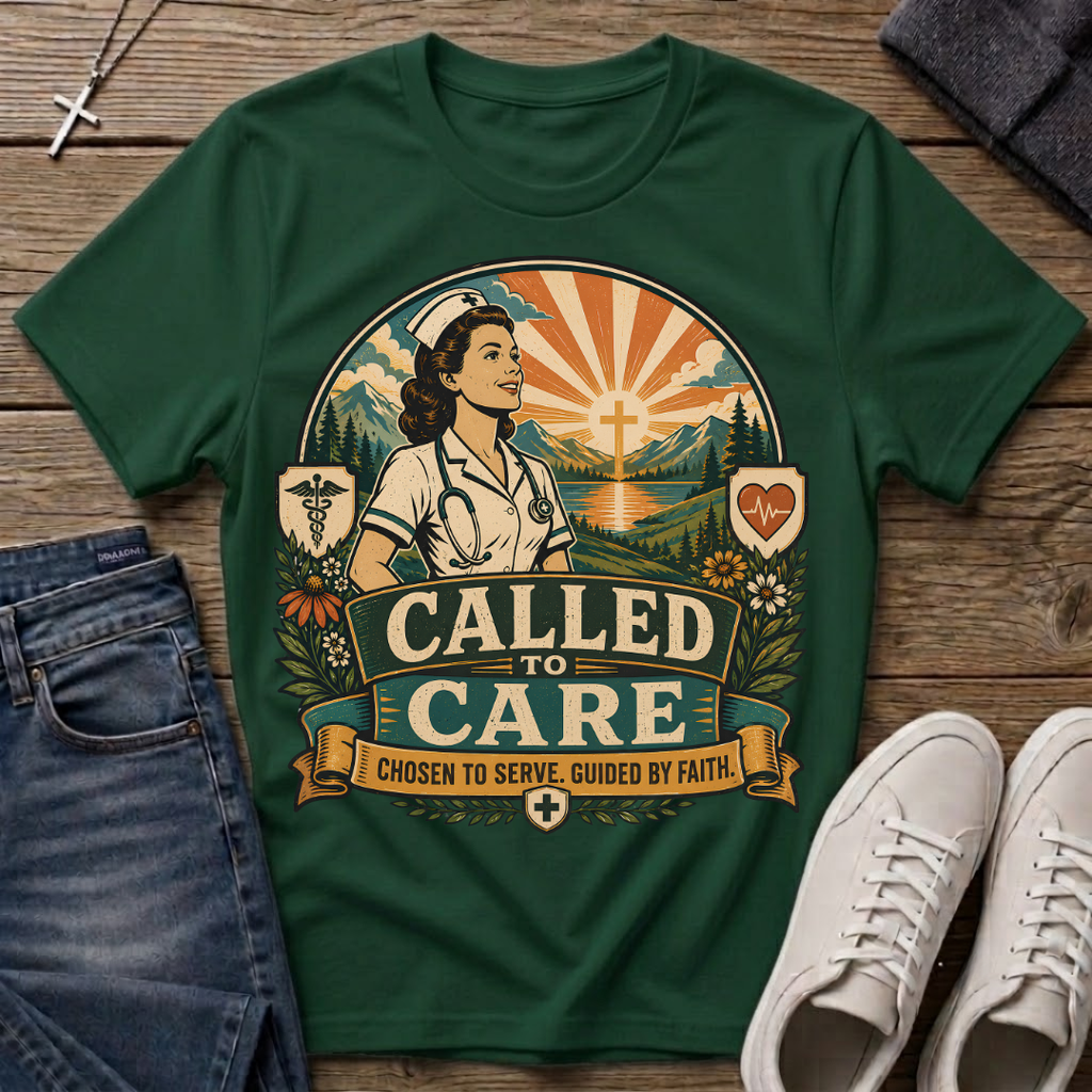 Called to Care Christian Nurse T-Shirt