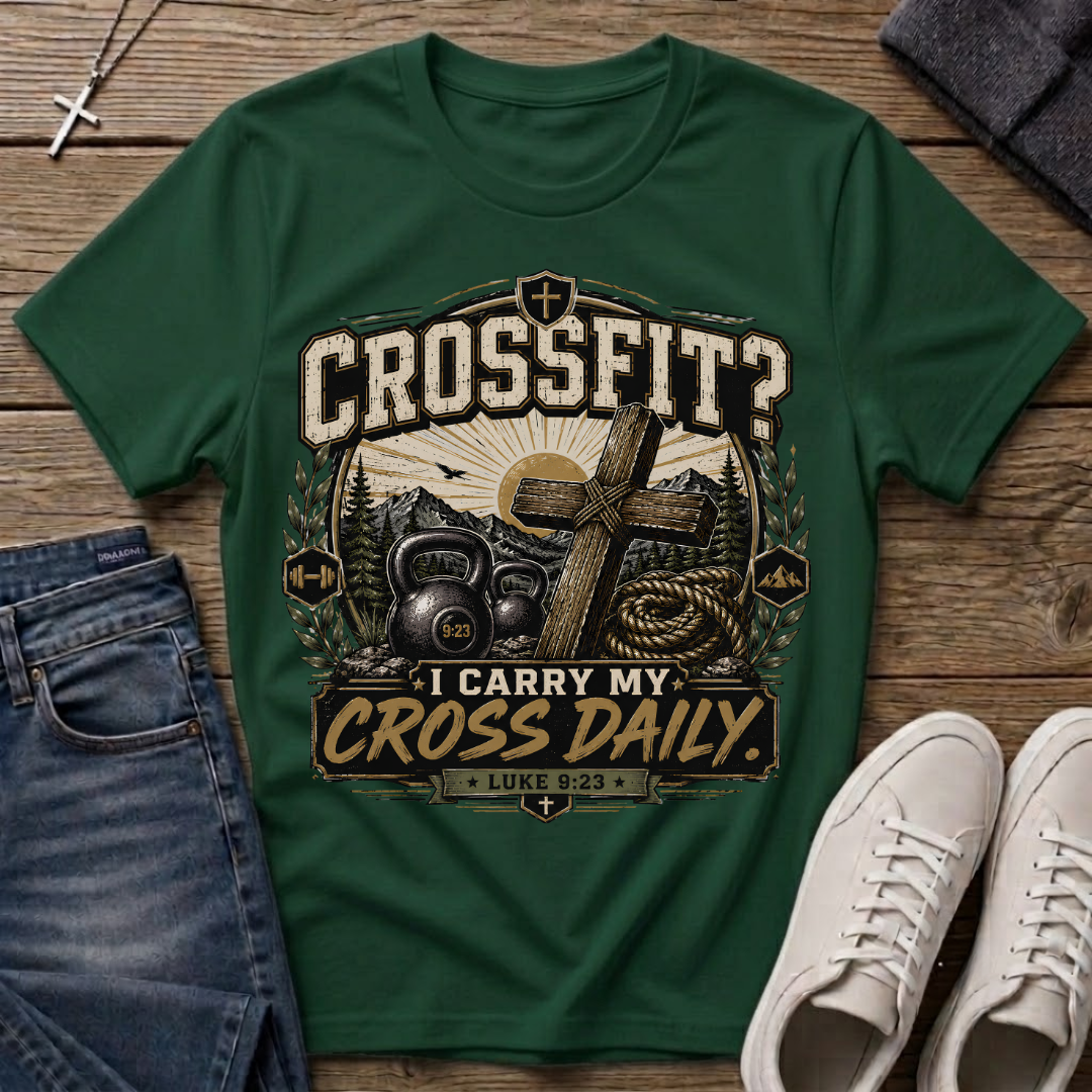 CrossFit? I Carry My Cross Daily T-Shirt