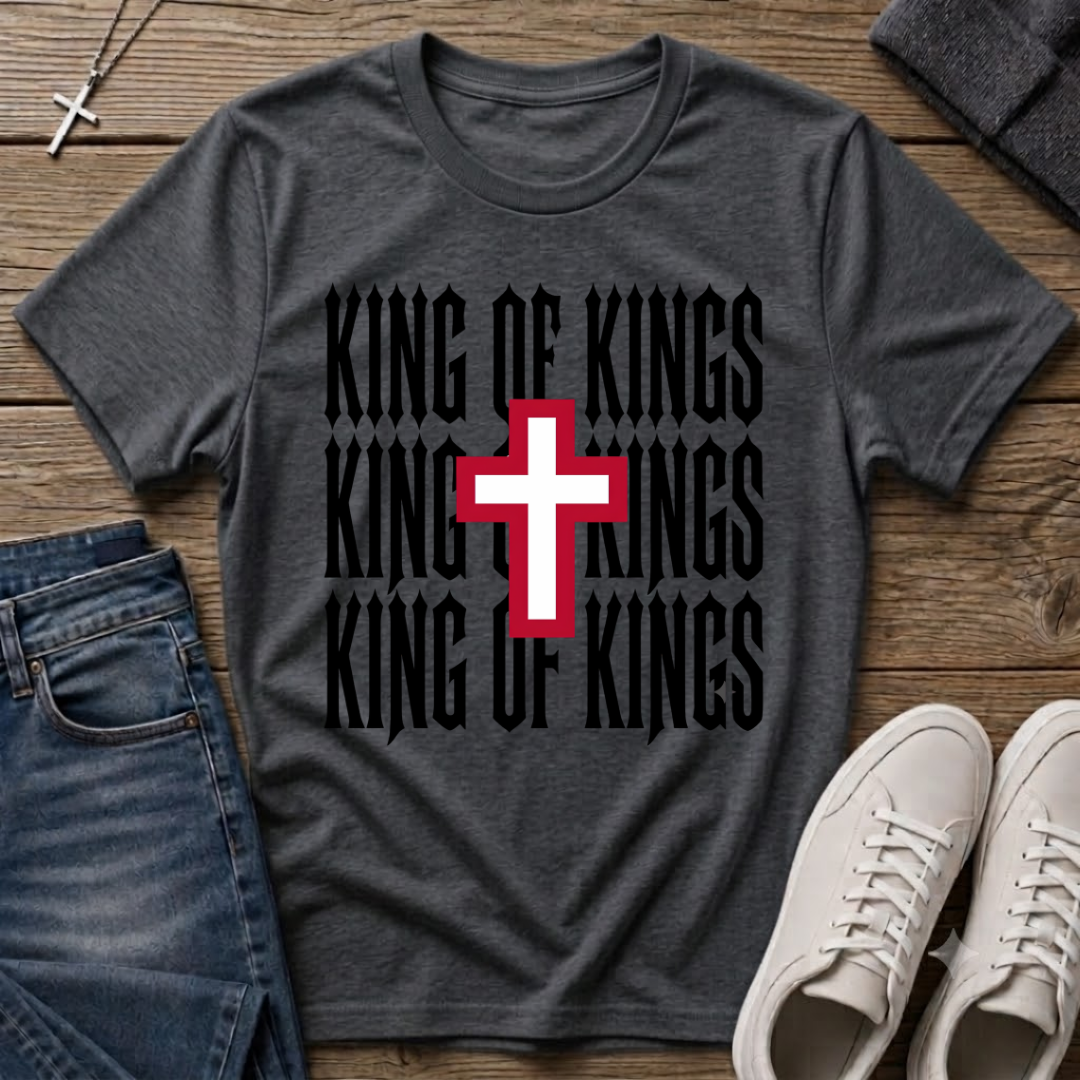 King of Kings Christian Cross T-Shirt