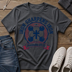 Iron Sharpens Iron Proverbs 27:17 Christian T-Shirt