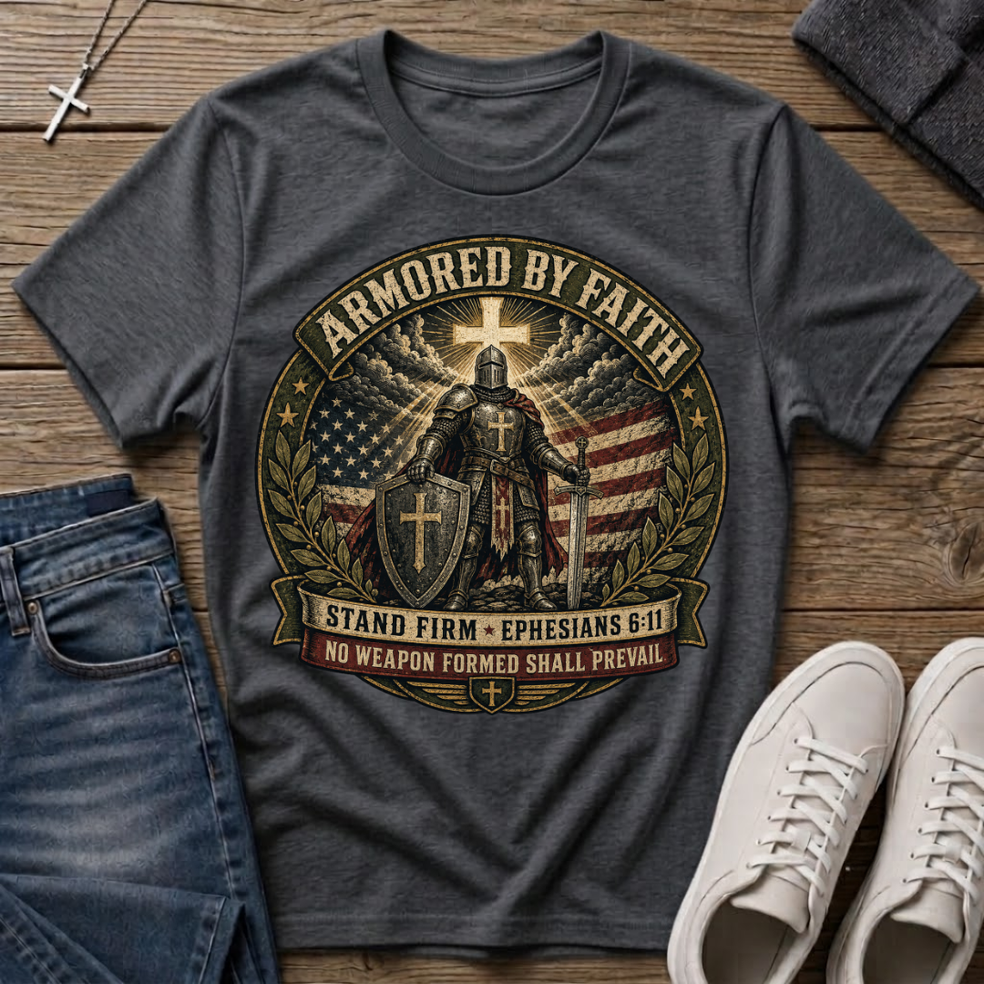 Armored by Faith T-Shirt