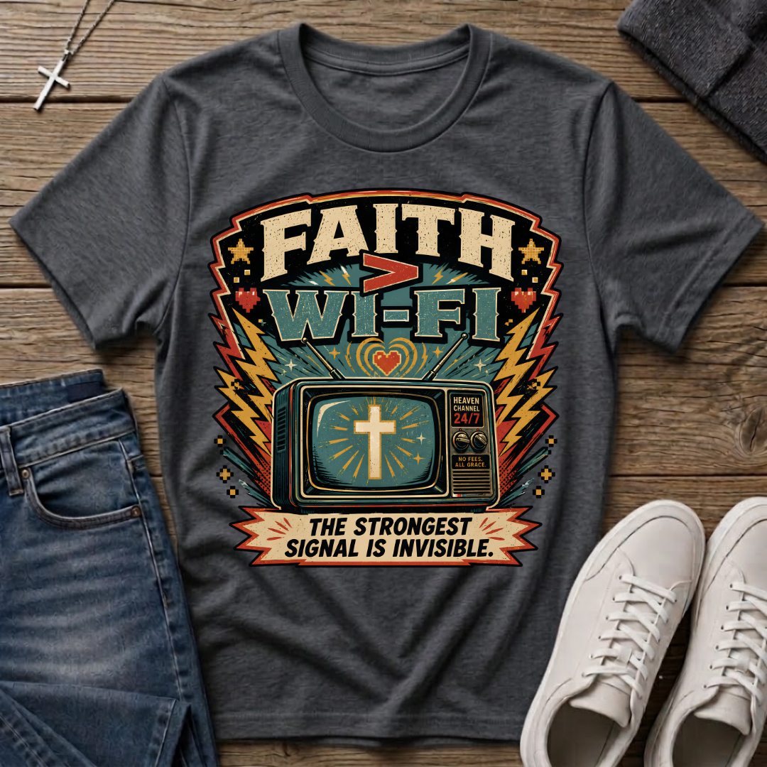 Faith > Wi‑Fi T-Shirt