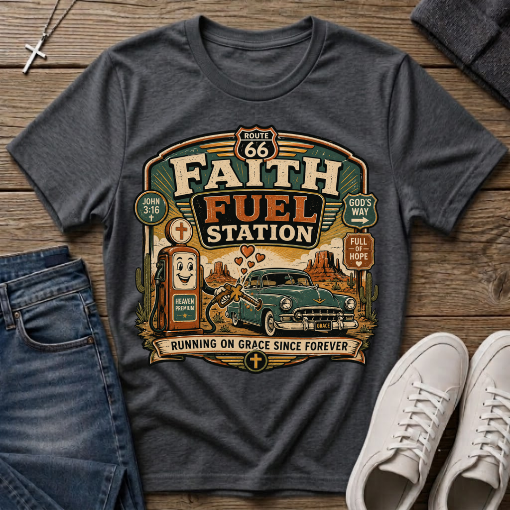 Faith Fuel Station T-Shirt