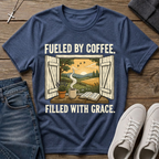 Fueled By Coffee Filled With Grace T-Shirt