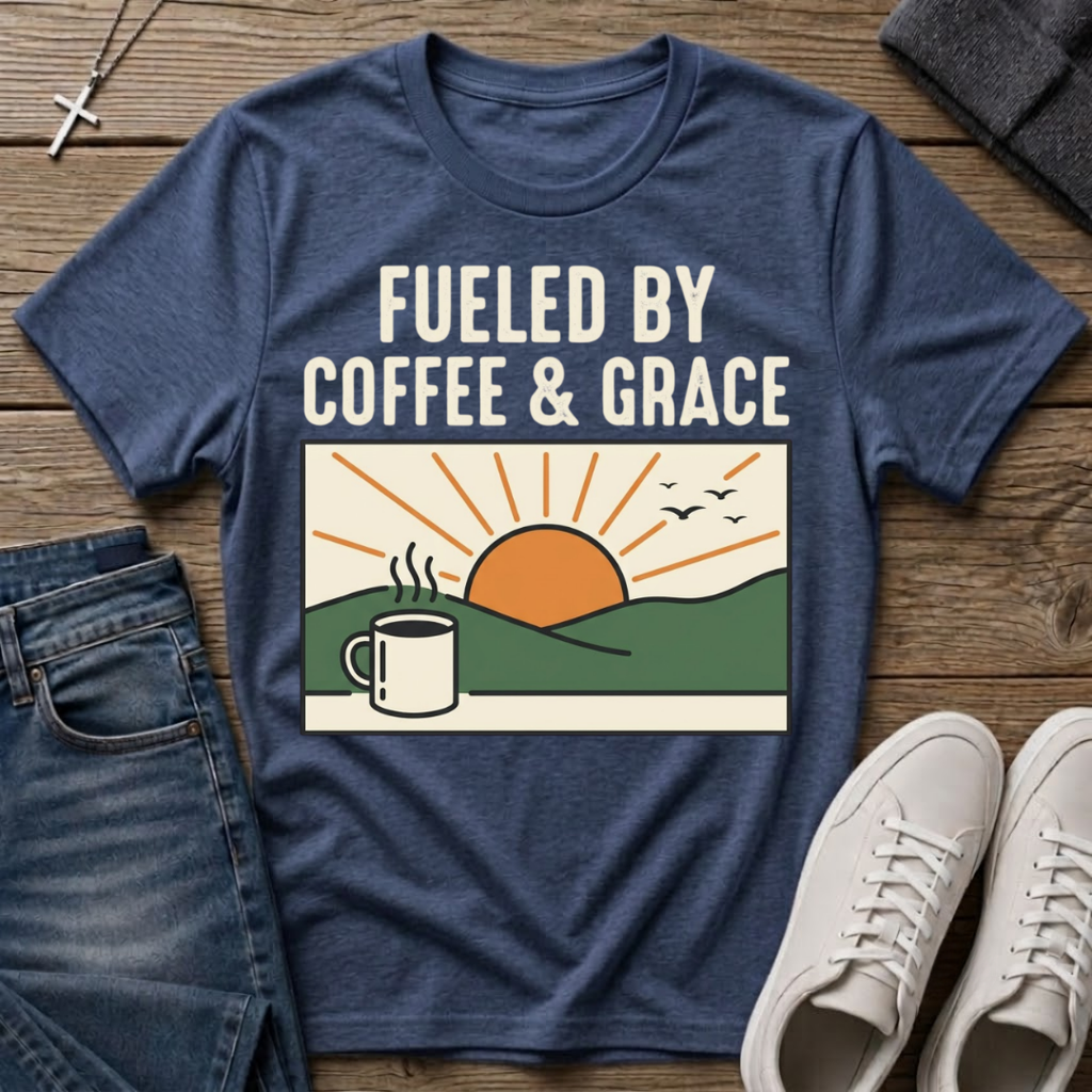 Fueled By Coffee & Grace T-Shirt