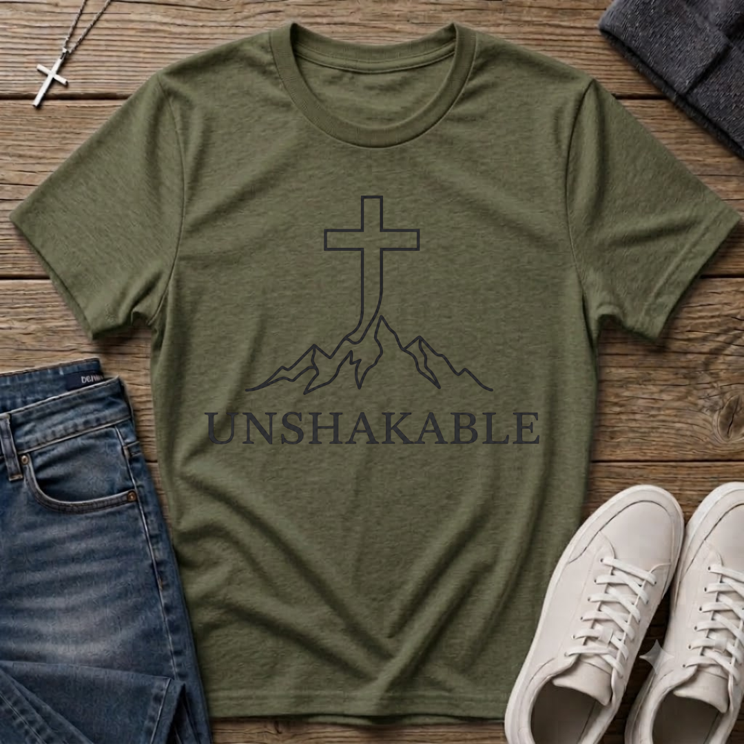 Unshakable Christian Cross T-Shirt