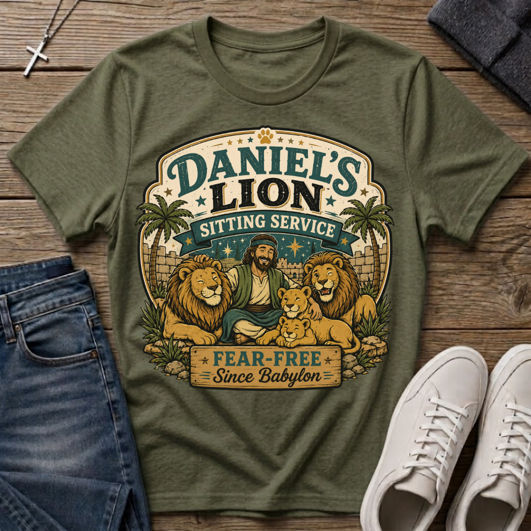 Daniel’s Lion Sitting Service T-Shirt