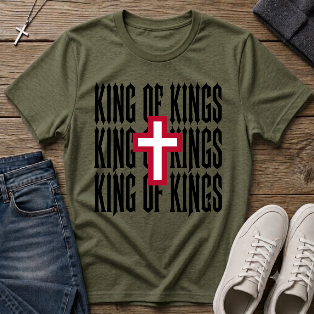 King of Kings Christian Cross T-Shirt