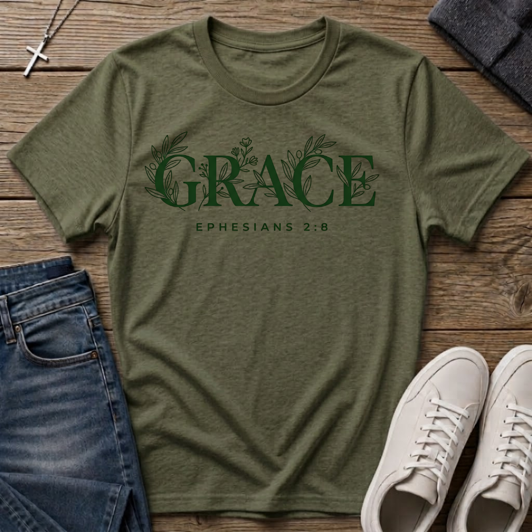 Grace Ephesians 2:8 Christian T-Shirt