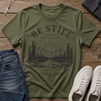 Be Still and Know That I Am God Psalm 46:10 T-Shirt
