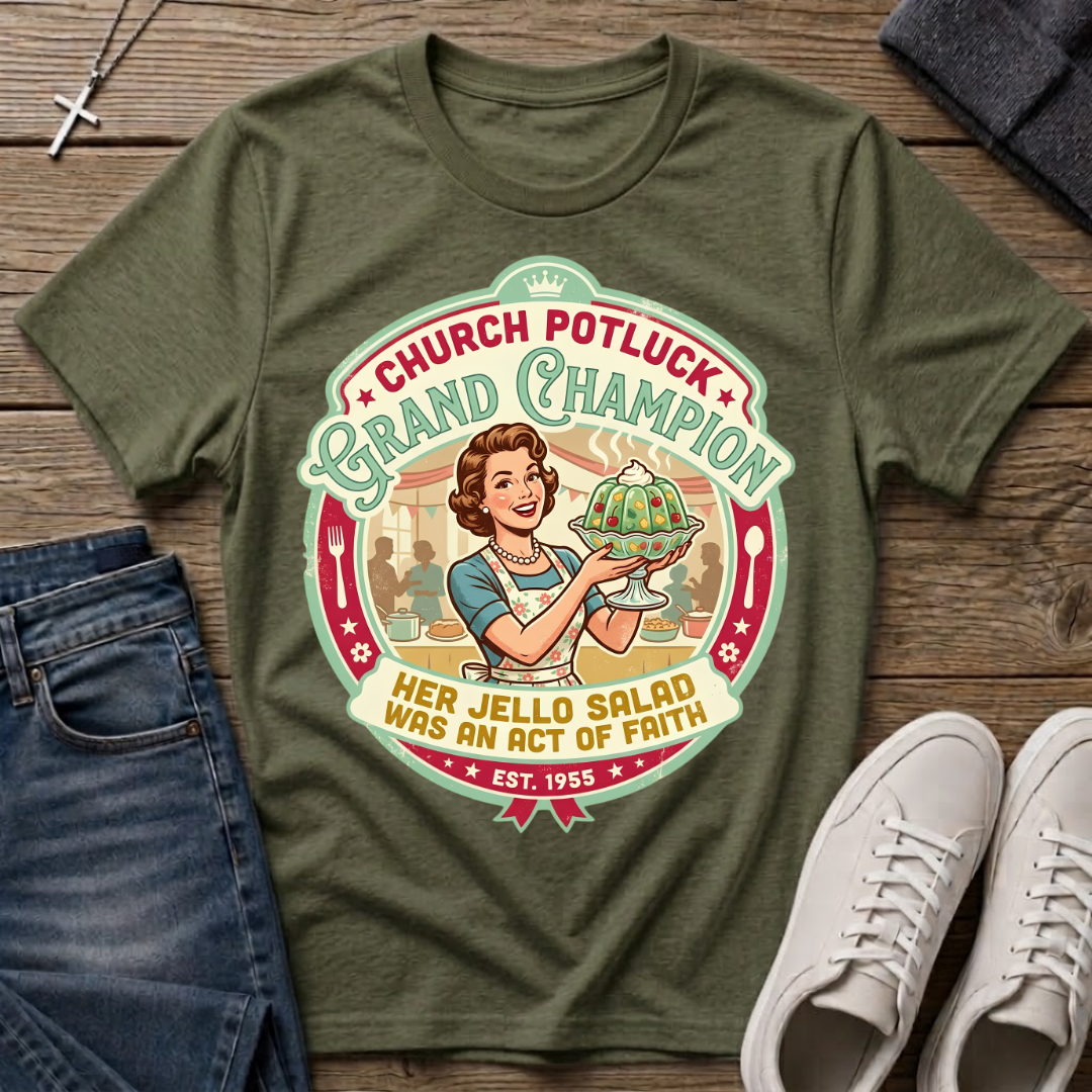 Church Potluck Grand Champion T-Shirt