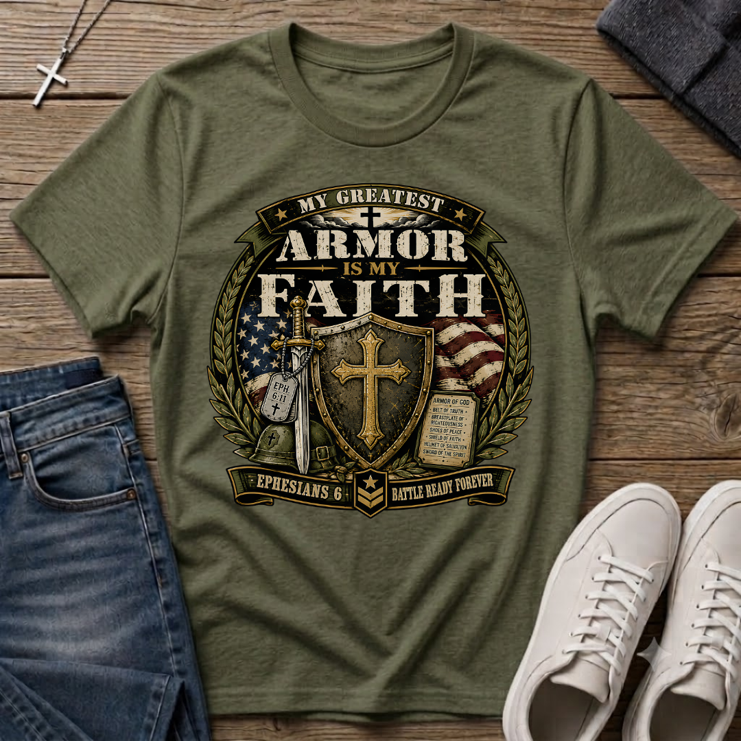 My Greatest Armor Is My Faith T-Shirt