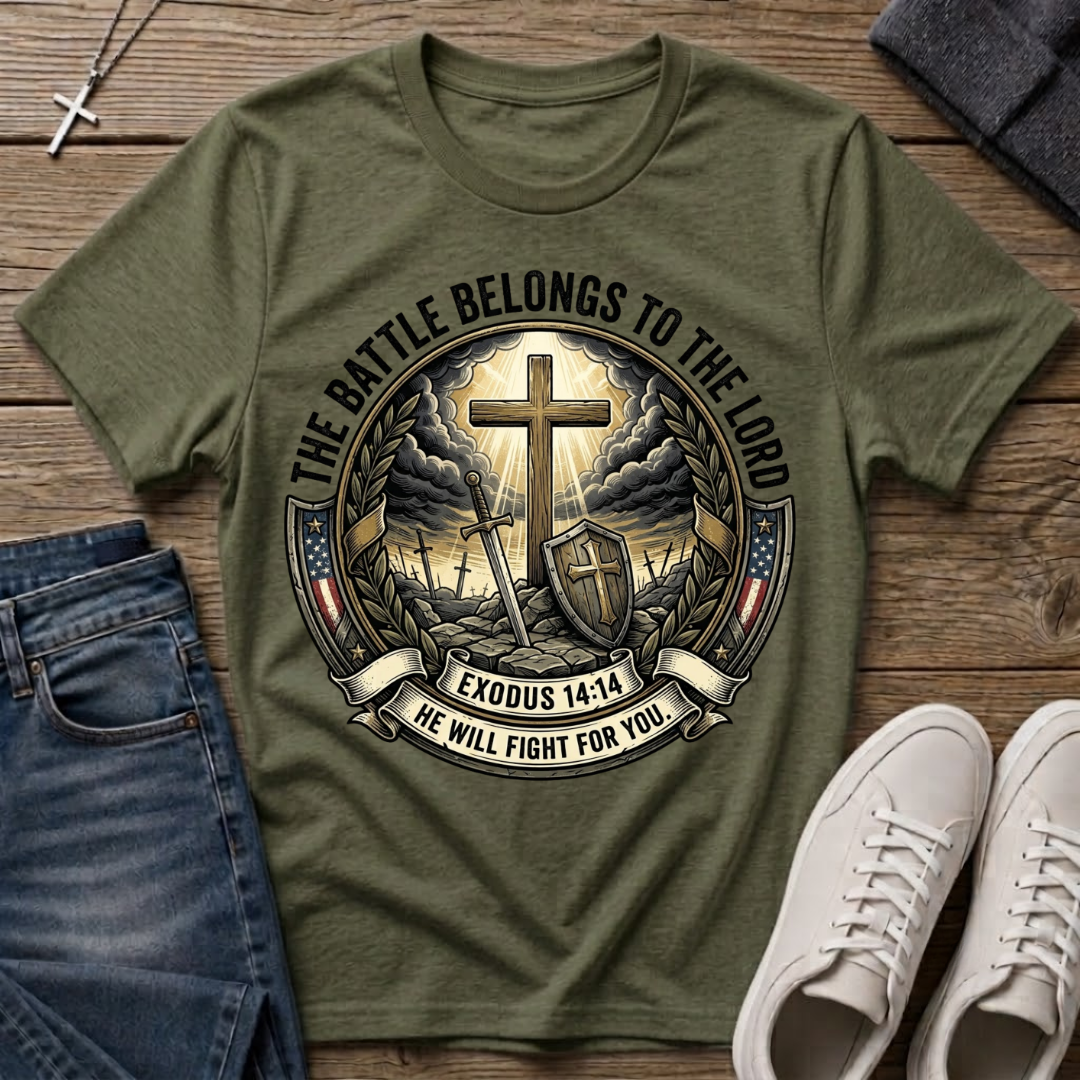 The Battle Belongs To The Lord T-Shirt